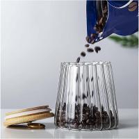 Tarros de Vidrio para Café, Frutos SECOS, receptáculo hermético, receptáculo decorativo con tapa de bambúr (22onzas) - details 3