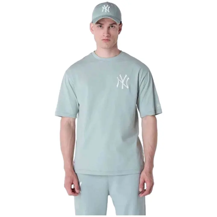 Camiseta de Manga Corta New Era New York Yankees para hombre en color verde - 1