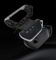 Funda De Llave De Coche En Fibra De Carbono ABS Para VW Volkswagen Golf 8 Mk8 Koda Octavia Cubierta Para Llave Inteligente Sin Llave De Reserva Accesorios De Carrocería - details 6