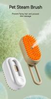 Cepillo Eléctrico 3-en-1 Para Mascotas - Peine De Pelaje Con Spraying De Vapor Y Masaje Para Perros Y Gatos Cepillo De Limpieza Anti-Pelos - details 0