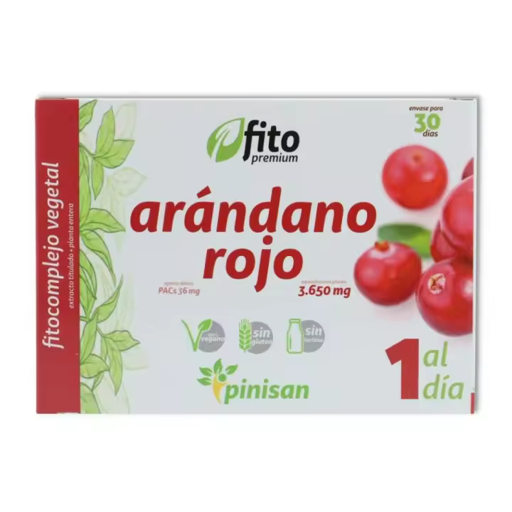 Pinisan Fito Premium arándano rojo 30 cápsulas - 1