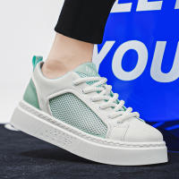 Zapatos Casuales Para Hombre Verano Transpirables Blancos Plataforma Ligera Antideslizantes Zapatillas De Caminar Mesh Zapatos De Correr - details 21