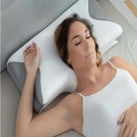 Almohada De Memoria Para El Cuello Con Forma De Mariposa 2 En 1 Almohada De Viaje Ergonómica Para El Descanso Del Cuello Y Espalda Cómoda Y Revestida De Poliéster - details 1