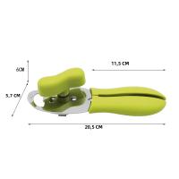 Abrepuertas De Acero Inoxidable Multifuncional Naranja: Manual Para Lata Y Botella Con Tapa De Esmeril, Herramienta De Cocina - details 0