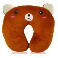 Almohada De Viaje Para Cuello En Forma De U Suave Y Confortable De Peluche Para Niños Y Adultos Oficina Cojín De Descanso - details 18