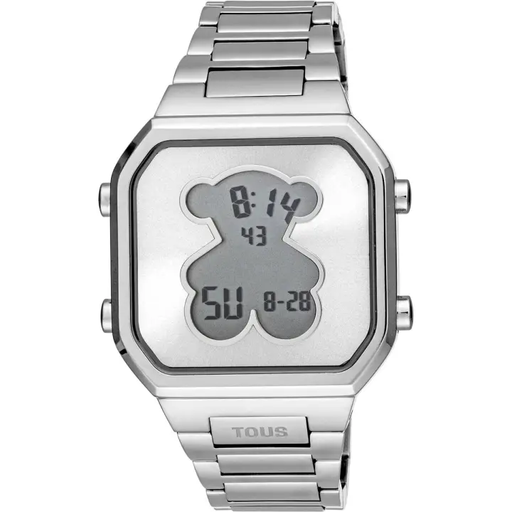 Reloj Tous D-Bear digital con brazalete de acero esfera oso con garantía y packaging oficiales de la firma - 1
