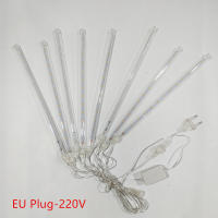 Luces De Lluvia De Meteoros LED Impermeables Para Decoración De Navidad Y Fiestas Cadenas De Luz De Hidrocalor 30CM Para Patio - details 5