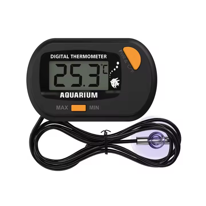 Termómetro Digital Para Acuario Con Ventosa Medidor De Temperatura Rango -50℃ - 70℃ Sensor De Temperatura Para Tanque De Peces - 1