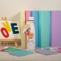 YOSIQUESE Botella solidaria especial | Modelo: 'Flores, amores y colores' | Productos y regalos solidarios hechos por personas con discapacidad - details 3