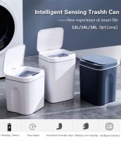 Basurero Automático 12L Con Sensor Táctil Para Cocina Y Baño Caja De Basura Eléctrica Inteligente Impermeable Con Tapa Recipiente Ecológico - details 4