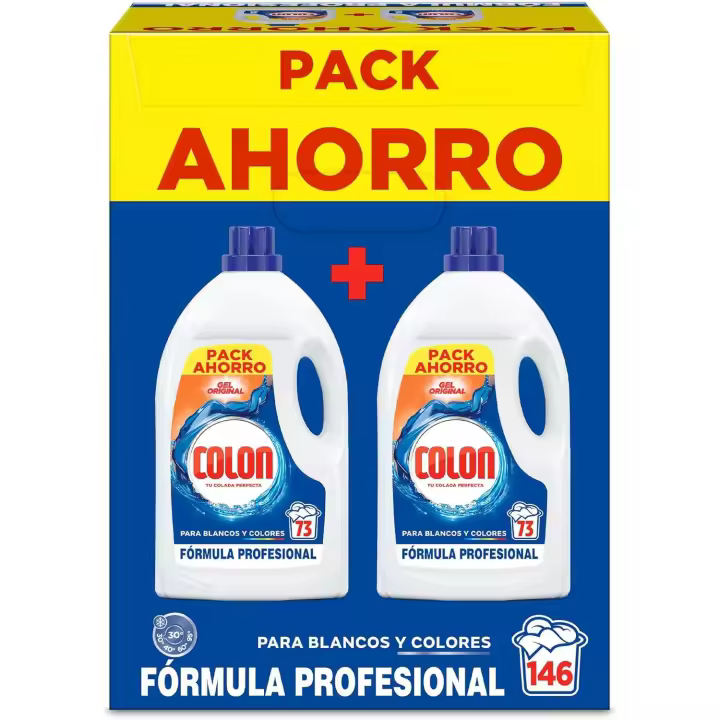 Colon Original Profesional Detergente para la lavadora Líquido, 8.030 L- 146 lavados Para ropas blancas y colores - 1