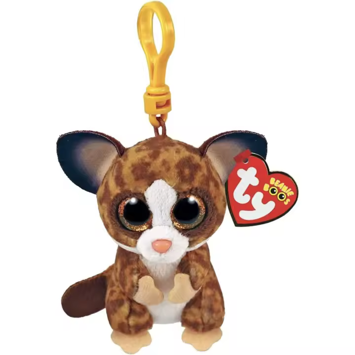 TY - BEANIE BOO'S - MINI LLAVERO DE PELUCHE - BINKY ES UN MONO GALAGO - MULTICOLOR - Para niños y niñas a partir de 3 años - 1