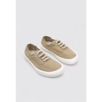 victoria OLMO BAREFOOT LONA TINTADA DREC Deportivas Planas Mujer Beige - details 0