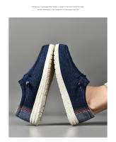 Zapatos Casuales Para Hombre Talla Grande Deportivos Suaves Para Caminar Trabajo Lazos Suela De TPU Absorbente De Sudor Transpirable Adecuados Para Primavera Y Otoño - details 12