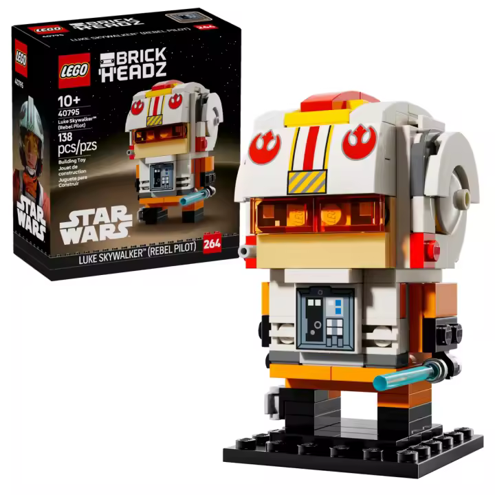 LEGO BRICKHEADZ STAR WARS 40795: Luke Skywalker™ (Piloto Rebelde) - 1