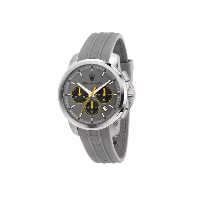 Maserati Reloj Hombre Successo 42mm Chr Gray Dial Gray St Acero 10 Atm - 1