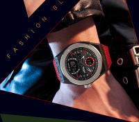 Reloj Deportivo De Lujo Para Hombre SANDA Dual-Display Quartz LED Digital Impermeable Cronógrafo Electrónico Con Pantalla LED Y Cuarzo - details 3