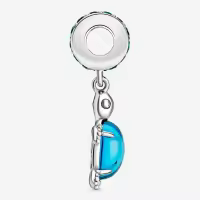 Pandora Charm de Colgante en Plata DE LA Tortuga Marina de cristal de Murano 798939C01,Incluye Caja Original - details 0