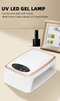 Lámpara UV LED Profesional Para Manicura Con Almohadilla De Mano Y 90 LED 380W Secado De Esmalte De Gel Alta Potencia Secador De Uñas - details 0