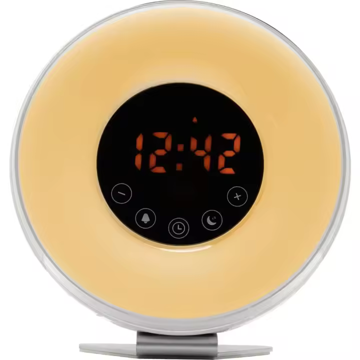 Denver Electronics CRL-340 Radio Reloj Despertador con Luz de Despertador y Sonidos Naturales PLL FM y 6 Sonidos Naturales - 1