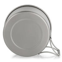 Bol De Titanio Lixada Con Manijas Plegables Contenedor De Alimentos Para Camping Y Senderismo Al Aire Libre Material De Titanio Capacidad 0.4L - details 17