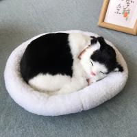 Realista dormir sudadera respiración Gato Perro peludo con Esterillas Creativos animales Decoración - details 7