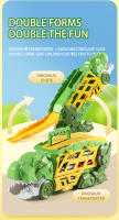 Juguete De Coche De Aleación Con Morfosis De Dinosaurio Para Niños Modelo De Coche De Transporte De Desplazamiento Con Ejector De Pista Regalo De Cumpleaños - details 2