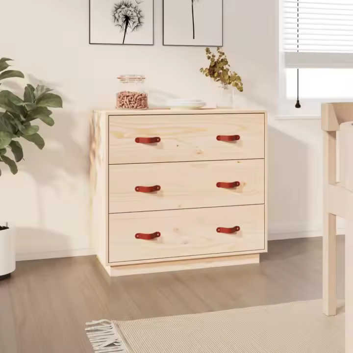 vidaXL Aparador madera maciza de pino 80x40x75 cm - 1