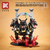 790PCS Cerberus Creativo Con Tres Cabezas Bloques De Construcción Fluffy Juguetes De Construcción Para Niños Regalo Compatible Con Lego Material Plástico - details 5