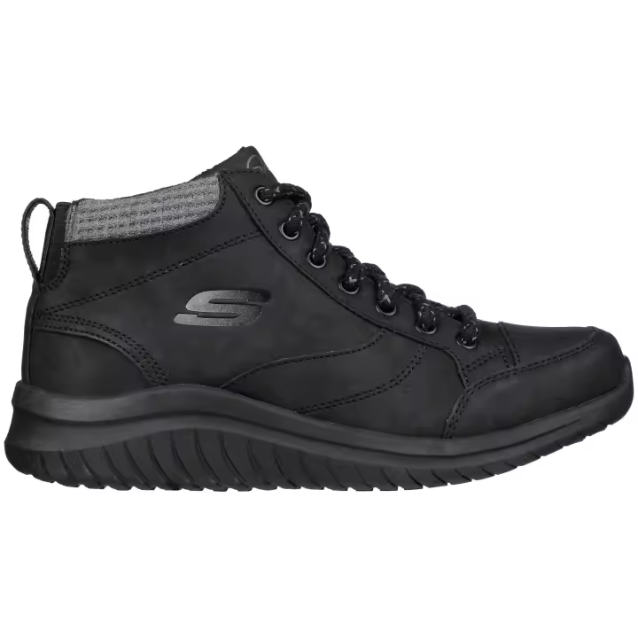 Botines Skechers Ultra Flex 2.0 Social Crew para mujer en color negro - 1