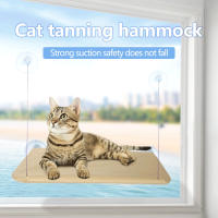 Cama Colgante Para Gato Hogar Aéreo Con Asiento En Ventana Para Gatos Y Gatitos Capacidad De Soporte 20kg Accesorios Para Mascotas - details 1