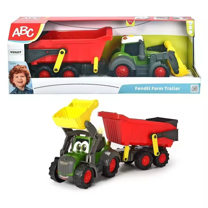 Tractor carita con remolque con luz y sonido +1año luz y sonido SIM74677 - 1