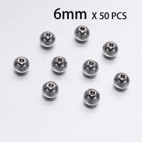 Talares De Acero Inoxidable Redondos Para Joyería Y Pulseras DIY Accesorios De Metal De 3/4/5/6/7/8MM Troqueles De Espaciador - details 9