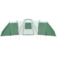 vidaXL Tienda de Campaña Familiar Iglú 12 Personas Impermeable Toldo Carpa Verde - details 4