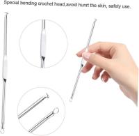 Kit De Eliminación De Acné Y Quistes 7 Piezas Kit De Extracción De Quistes Para Hombres Y Mujeres Herramienta De Limpieza De Piel De Acero Inoxidable Resistente - details 5