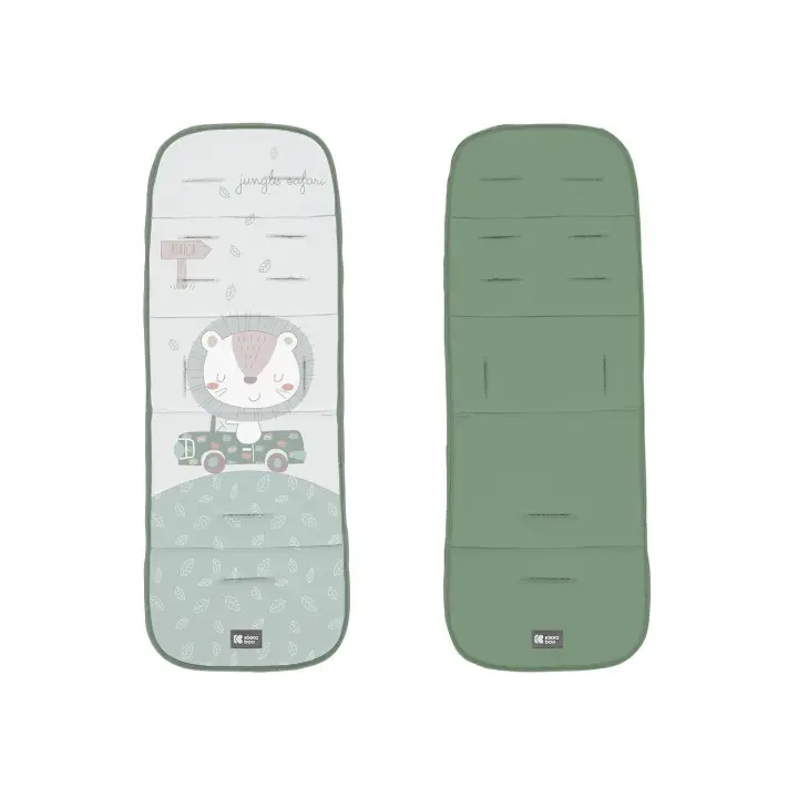 Colchoneta Universal Reversible para Silla de Paseo - JUNGLE KING y MY TEDDY - 1