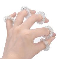 Set De 9 Piezas De Anillos Y Pulseras De Acupresión Para Masaje De Mano Y Muñeca Alivio Del Dolor Sensorial Espinoso Tamaño Medio Pequeño Grande - details 12