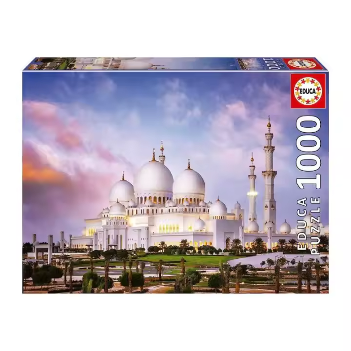 PUZZLE 1000 PIEZAS GRAN MEZQUITA SHEIKH ZAYED DE EDUCA - 1