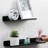 Estantes Flotantes Para Pared Sin Taladro Para Decoración De Habitaciones Almacenamiento De Plantas Y Arte En El Baño Y Cocina Organizador De Metal - details 1
