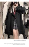 EVNISI Chaqueta De Trench Elegante Para Mujer Doble Botón Slim Con Cinturón Estilo Oficina Elegante Viento Otoño Invierno Calle 2024 - details 13