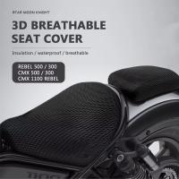 Cubierta De Asiento De Tela Malla 3D Antideslizante Y Respirable Impermeable Para Honda Rebel CMX 500 300 2017-2020 CMX 1100 Rebel 2021 - details 0
