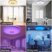 Lámpara De Techo LED RGB Bluetooth Compatible Regulable Para Decoración Del Hogar 2800K-6500K Para Dormitorio Y Sala De Estar - details 2