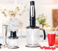 BATIDORA BRAUN MQ7045X 1000W C/A PIE INOX INOX/NEGRO - BATIDORA DE BRAZO CON ACCESORIOS DE LA MARCA BRAUN - details 0