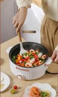 Cocina eléctrica portátil multifuncional de 220 V, 1,5 L, sartén de doble capa, utensilios de cocina antiadherentes para cocina y electrodomésticos - details 8