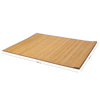 The Secret Home - Alfombra de Bambú - Láminas de 1 Cm Ancho - Antideslizante - Decoración para Salón, Dormitorio, Terraza, Baño - Varios Tamaños - Delimita Zonas - Protege el Suelo - Aporta Calidez y Bienestar - details 2