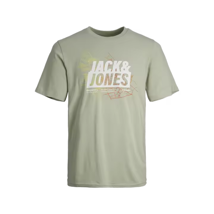 Camiseta JACK & JONES JCOMAP SUMMER 12257908 VERDE Verde - 1