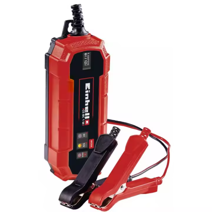 CARGADOR ELÉCTRICO DE BATERÍA 6 - 12 V, EINHELL - 1