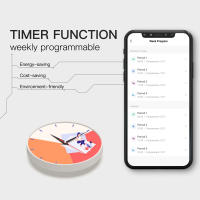 Controlador De Temperatura De Habitación MOES Zigbee Para Calefacción De Suelo Eléctrica/Acueducto Calentador De Gas Precisión ±1°C Compatible Con Tuya Y Alexa Capacidad De Carga 5A/16A - details 4