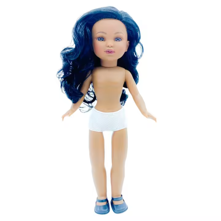 Folk Artesanía: Muñeca Colección Simona Mulata Afro Vinilo 40cm España - 1