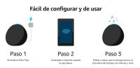 Echo Pop Amazon, Altavoz inteligente wifi y Bluetooth con Alexa, de sonido potente y compacto, Antracita, Blanco bombilla philips - details 0